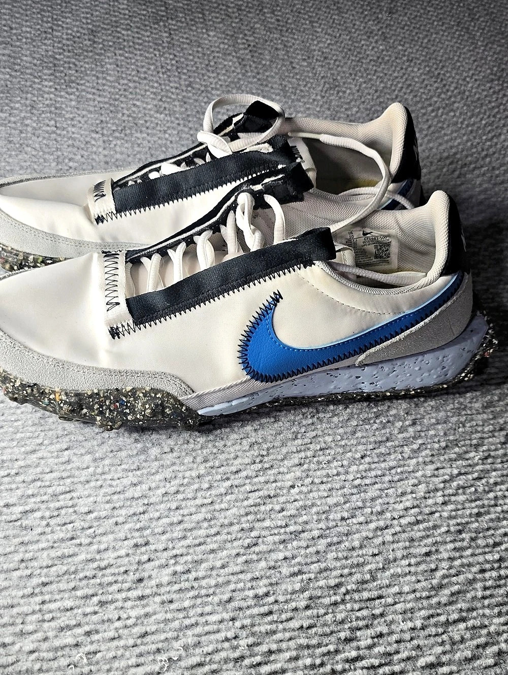 Nike Waffle One Crater Summit White Blue Void Sneakers White & Blue US 10